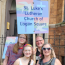 Marchers from St Luke's Lutheran Church of Logan Square