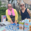 The snack and hydration team at the pre-parade worship service